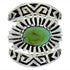 Sterling Silver And Turquoise Stackable Ring Set Size 7-1/4 UX33421